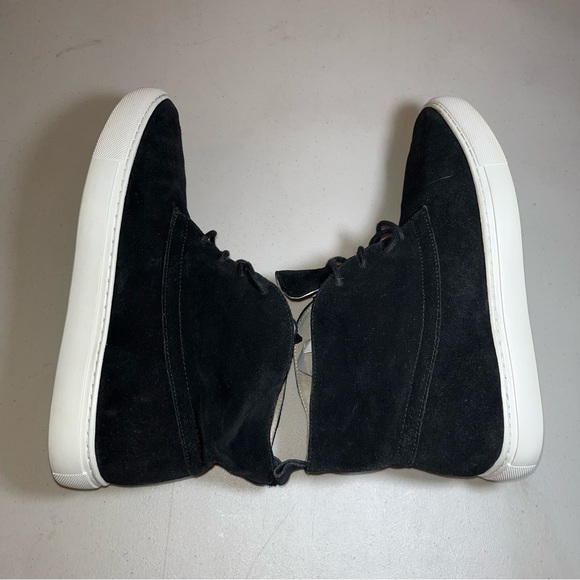 Kenneth Cole Women Size 7.5 Kismet Black Leather Lace Up Chukka Ankle Boot Shoes - Picture 7 of 9